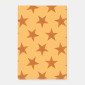 Golden Stars Pattern 2 Post-it® Notes (Voorkant)