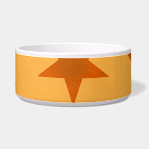 Golden Stars Pattern 2 Voerbakje