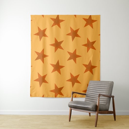 Golden Stars Pattern 2 Wandkleed (In situ)