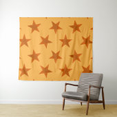 Golden Stars Pattern 2 Wandkleed (In Situ (horizontaal))
