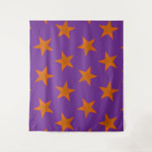Golden Stars Pattern 3 Wandkleed (Voorkant)