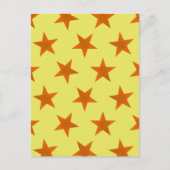 Golden Stars Pattern 4 Feestdagenkaart (Voorkant)