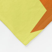 Golden Stars Pattern 4 Fleece Deken (Hoek)