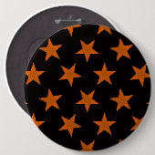 Golden Stars Pattern 5 Ronde Button 6,0 Cm (Voorkant /achterkant)