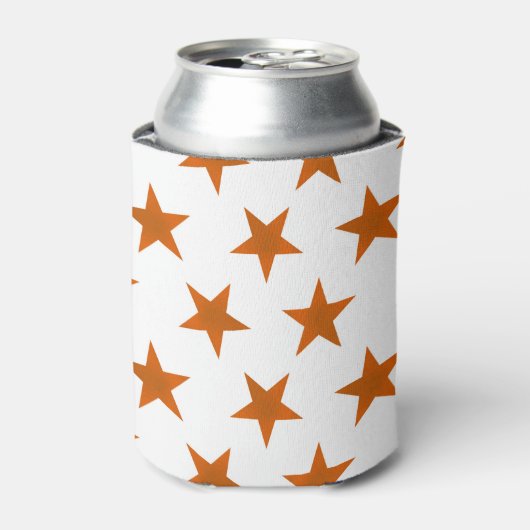 Golden Stars Pattern 6 Blikjeskoeler (Blikje Voorkant)