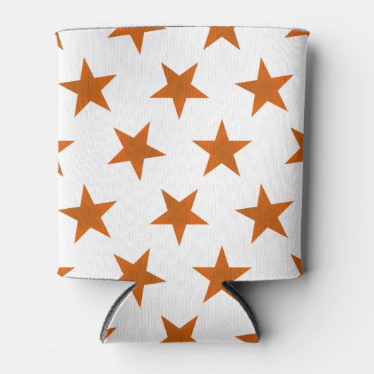 Golden Stars Pattern 6 Blikjeskoeler (Voorkant)