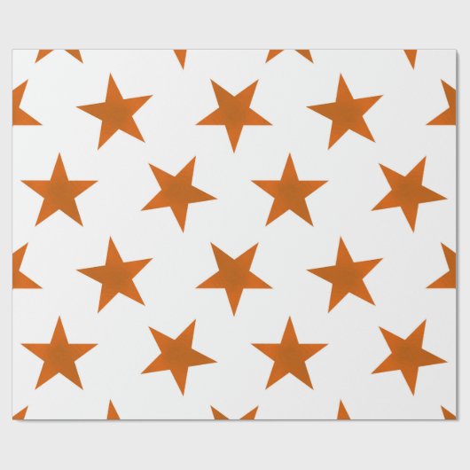 Golden Stars Pattern 6 Cadeaupapier (Vlak)