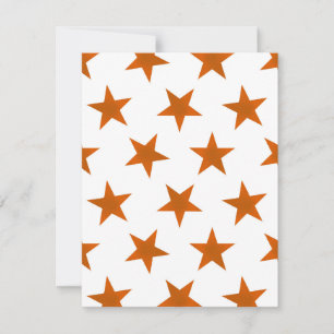Golden Stars Pattern 6 Notitiekaartje