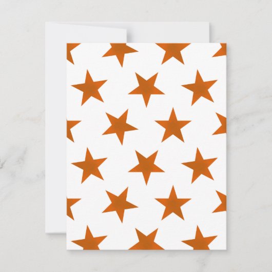 Golden Stars Pattern 6 Notitiekaartje (Voorkant)