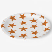 Golden Stars Pattern 6 Papieren Bordje (Gekanteld)