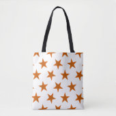 Golden Stars Pattern 6 Tote Bag (Voorkant)