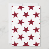 Golden Stars Pattern 7 Bedankkaart (Achterkant)