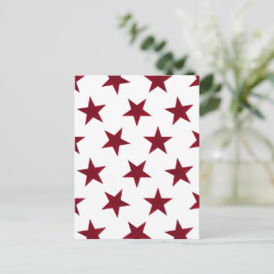 Golden Stars Pattern 7 Briefkaart