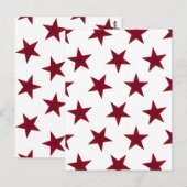 Golden Stars Pattern 7 Briefkaart (Voorkant / Achterkant)