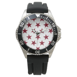 Golden Stars Pattern 7 Horloge