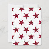 Golden Stars Pattern 7 Notitiekaartje (Achterkant)