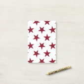 Golden Stars Pattern 7 Post-it® Notes (Op bureau)