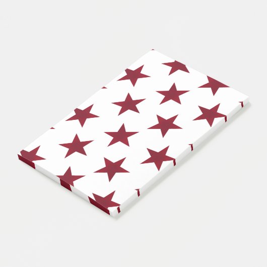 Golden Stars Pattern 7 Post-it® Notes (Schuin)