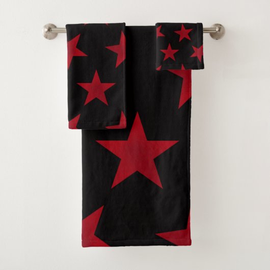 Golden Stars Pattern 8 Bad Handdoek (Insitu)