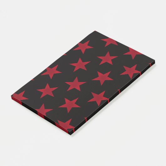 Golden Stars Pattern 8 Post-it® Notes (Schuin)