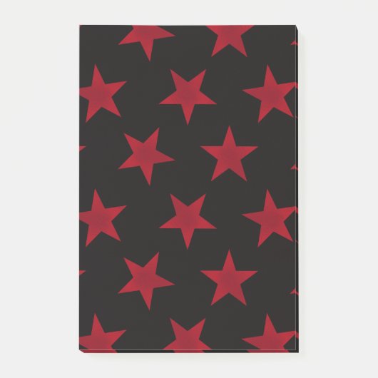 Golden Stars Pattern 8 Post-it® Notes (Voorkant)