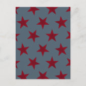 Golden Stars Pattern 9 Briefkaart (Voorkant)