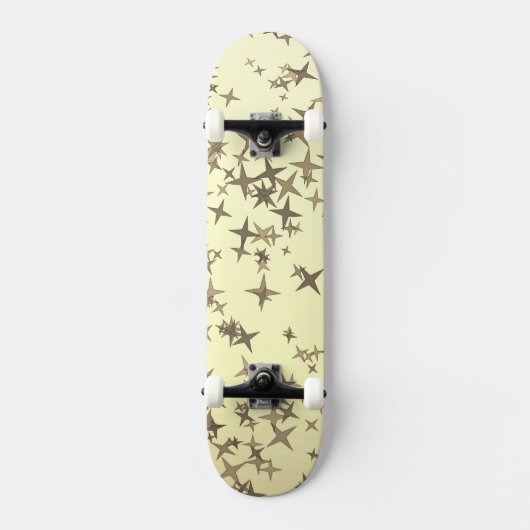 Golden Stars Persoonlijk Skateboard (Voorkant)