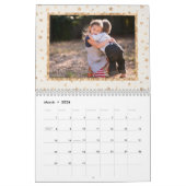 Golden Stars Photo Calendar Cream Kalender (Mar 2026)