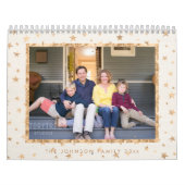 Golden Stars Photo Calendar Cream Kalender (Hoes)