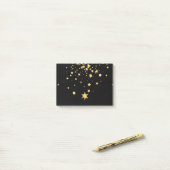 Golden Stars Post-it® Notes (Op bureau)