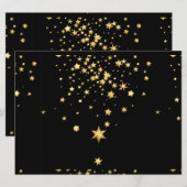 Golden Stars Save The Date (Voorkant / Achterkant)
