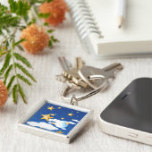 Golden Stars - Sleutelhanger (Zijkant)