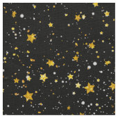 Golden Stars Stof (Close Up)