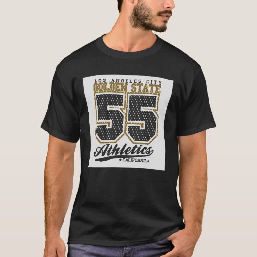 Golden State 55 Varsity T-shirt (Voorkant)