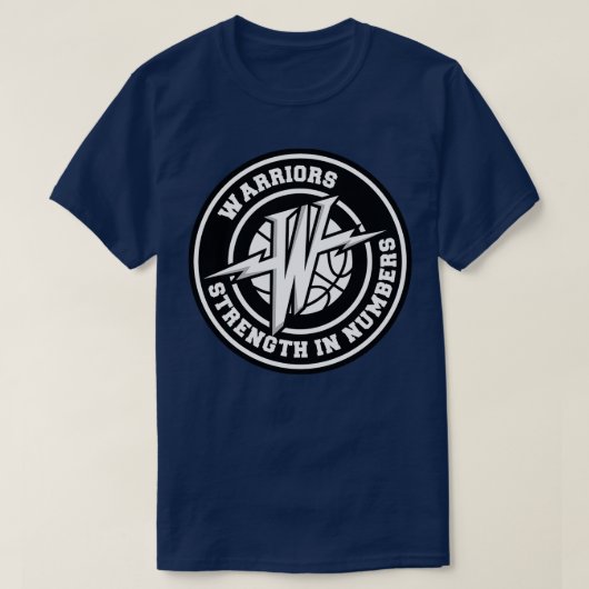 Golden State basketbal T-shirt (Design voorkant)