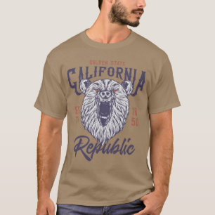 Golden State California Republic  Beer T-shirt