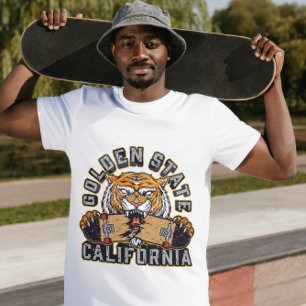 Golden State California Skateboarden T-shirt