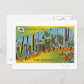 Golden State - Large Letter Scenes Briefkaart (Voorkant / Achterkant)