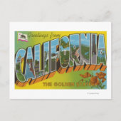 Golden State - Large Letter Scenes Briefkaart (Voorkant)