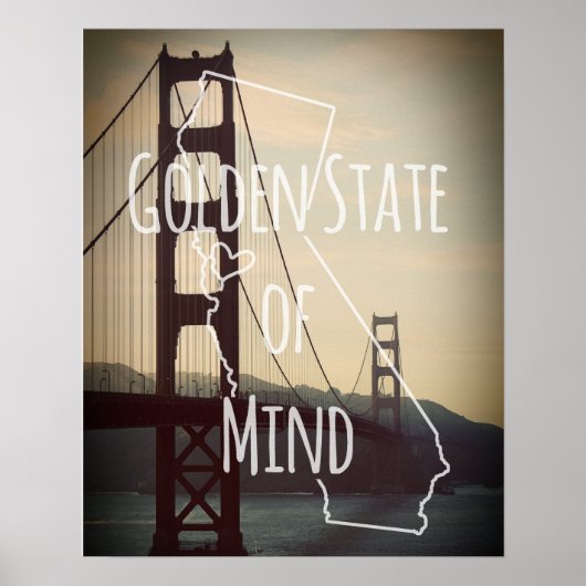 Golden State of Mind Poster (Voorkant)
