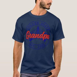 Golden State Opa blauw T-shirt
