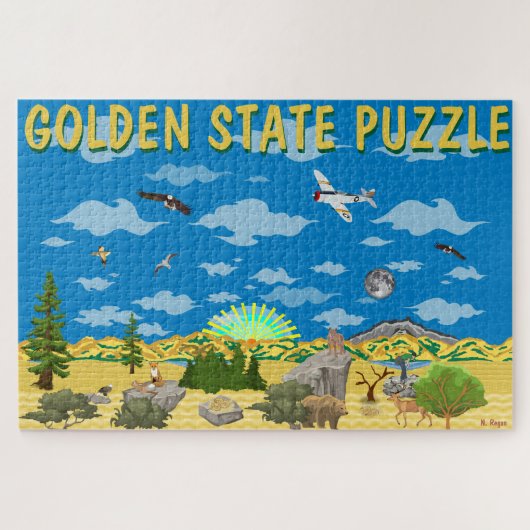 Golden State-puzzel Legpuzzel (Horizontaal)