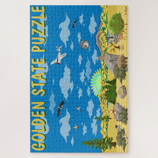 Golden State-puzzel Legpuzzel (Verticaal)