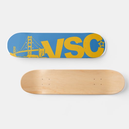 Golden State Throwback Deck Skateboard (Horizontaal)