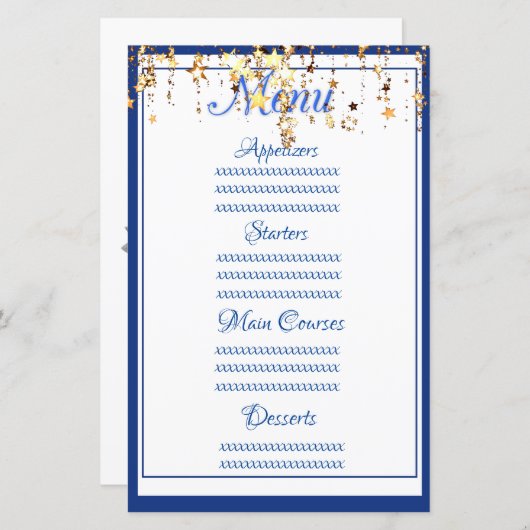 Golden sterren (Voorkant / Achterkant)