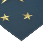 Golden sterren tafelkleed (Gekanteld)