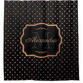 Golden Stippen Douchegordijn (Voorkant)