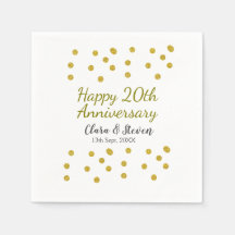 Golden stippen glitter vrolijke 20ste verjaardag b