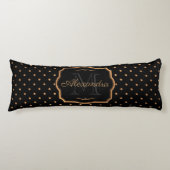 Golden Stippen Lichaamskussen (Voorkant)