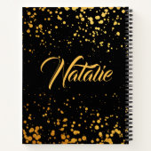 Golden Stippen Notitieboek (Achterkant)